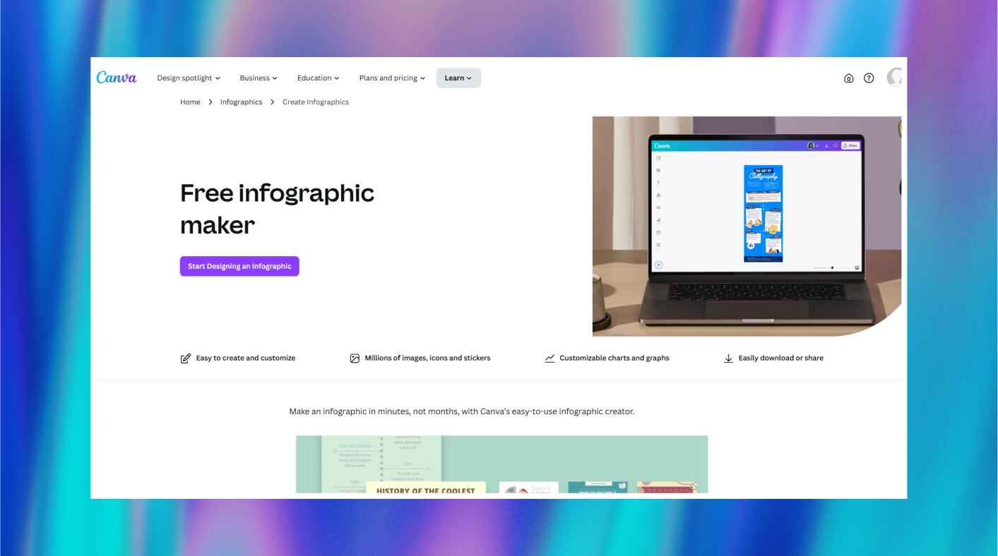 canva infographics