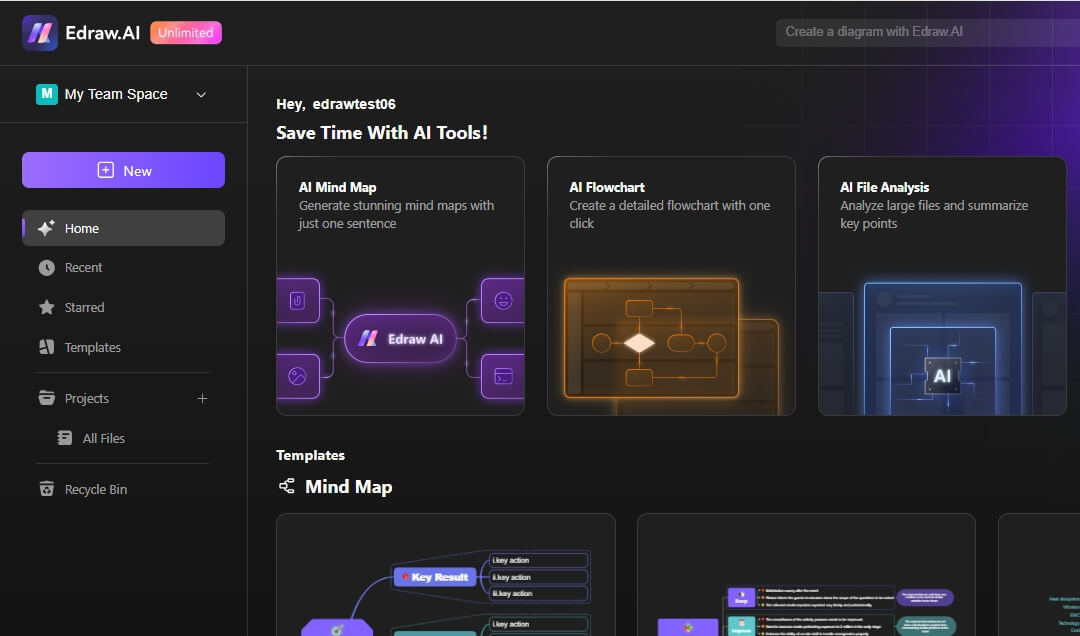 interface for edraw.ai