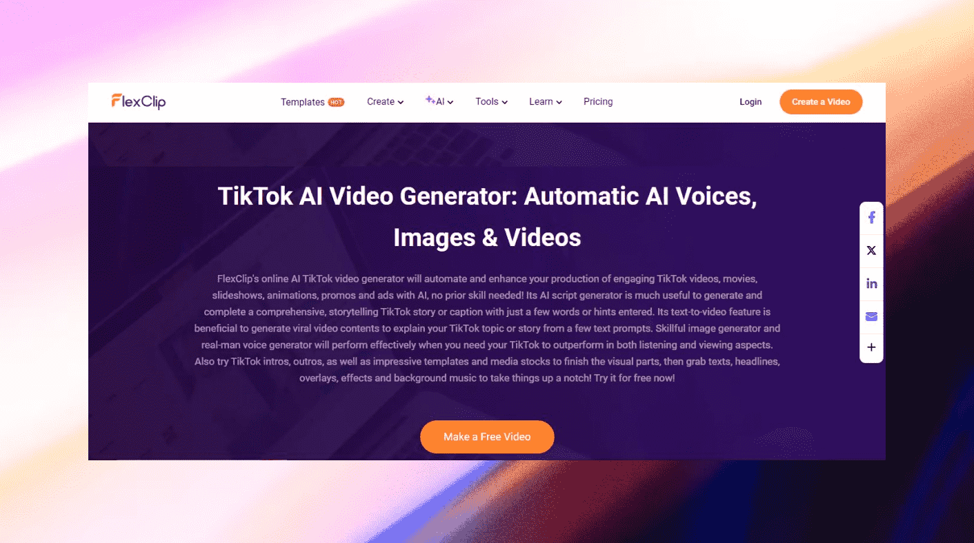 ai tiktok video generators