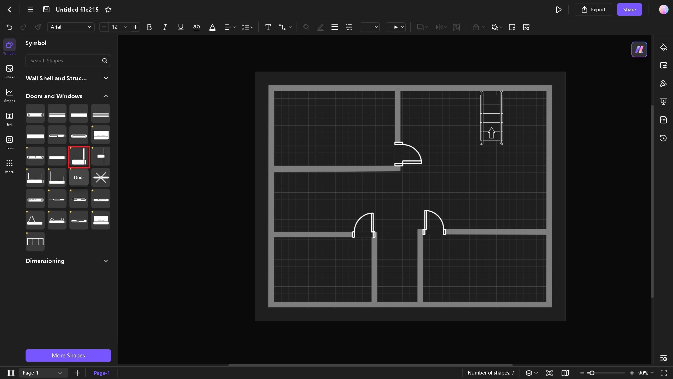 doors on Edraw.AI