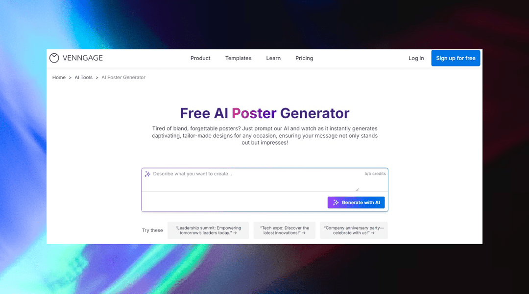 ai academic poster generator