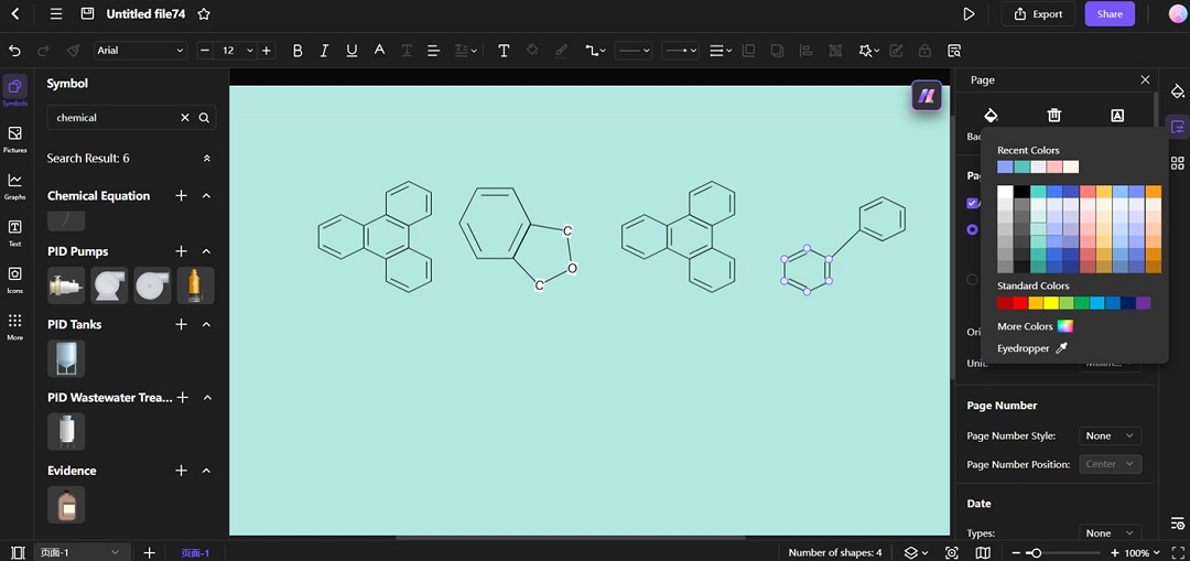 changing the diagram background