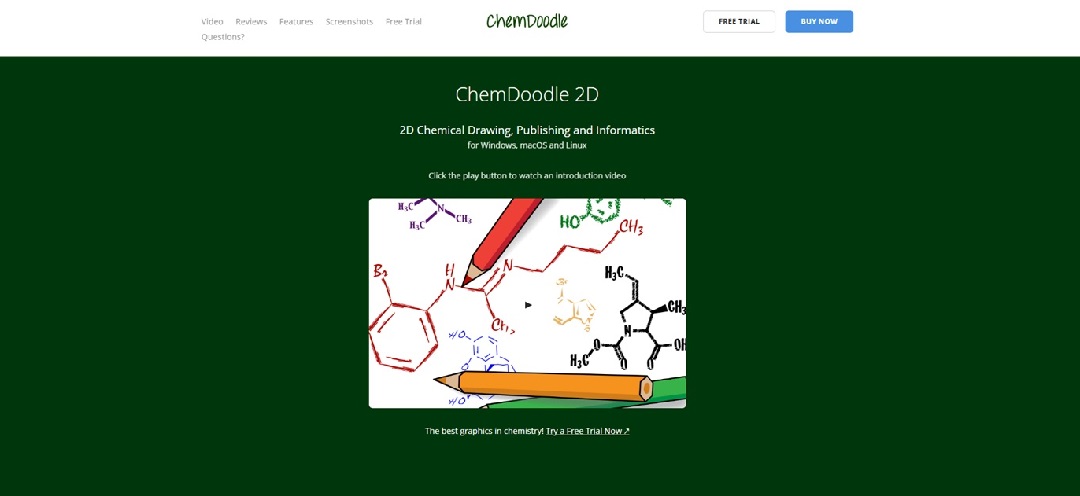 chemdoodle main website interface