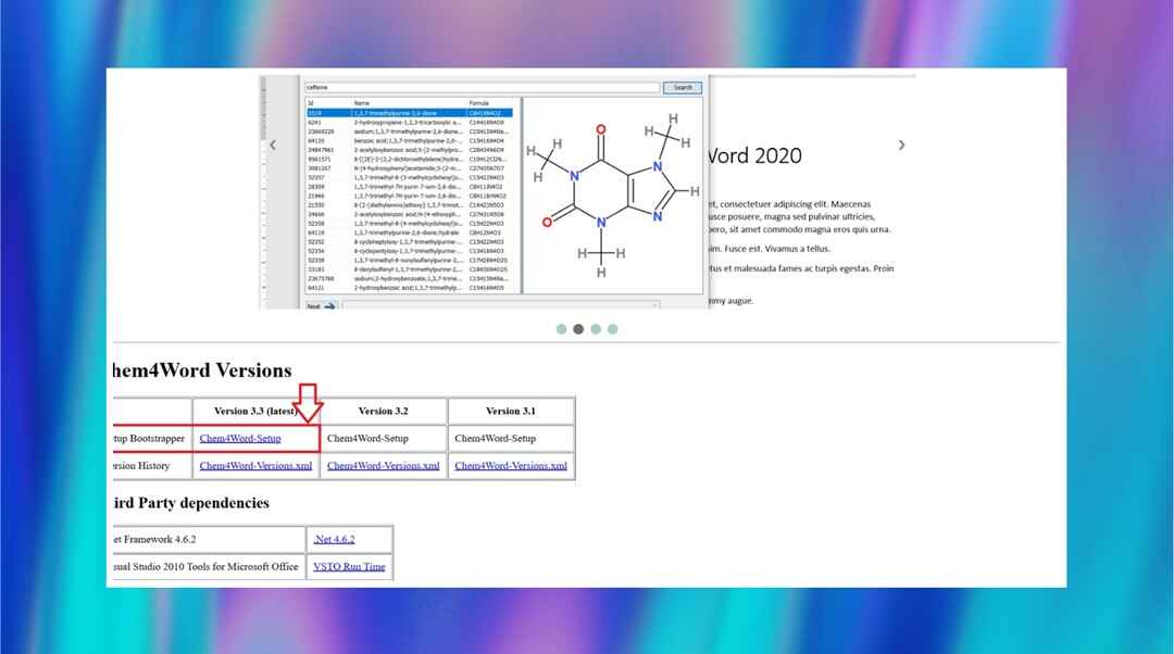 chem4word plugin