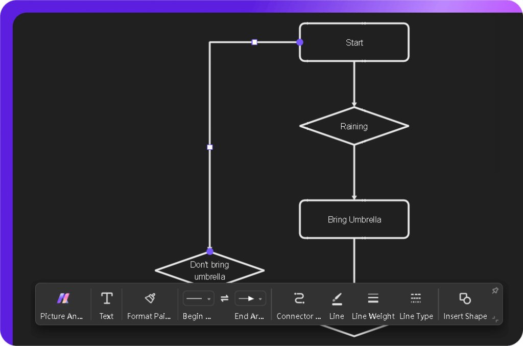 customize connector lines