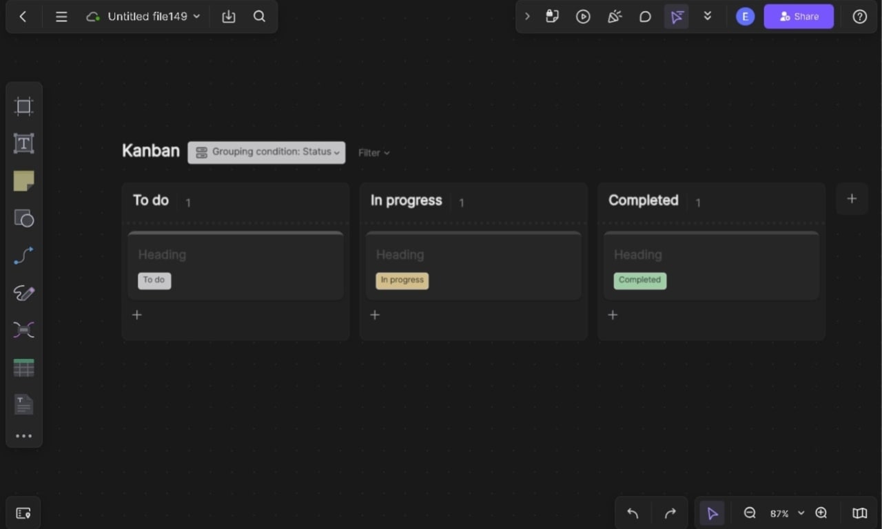 kanban board template