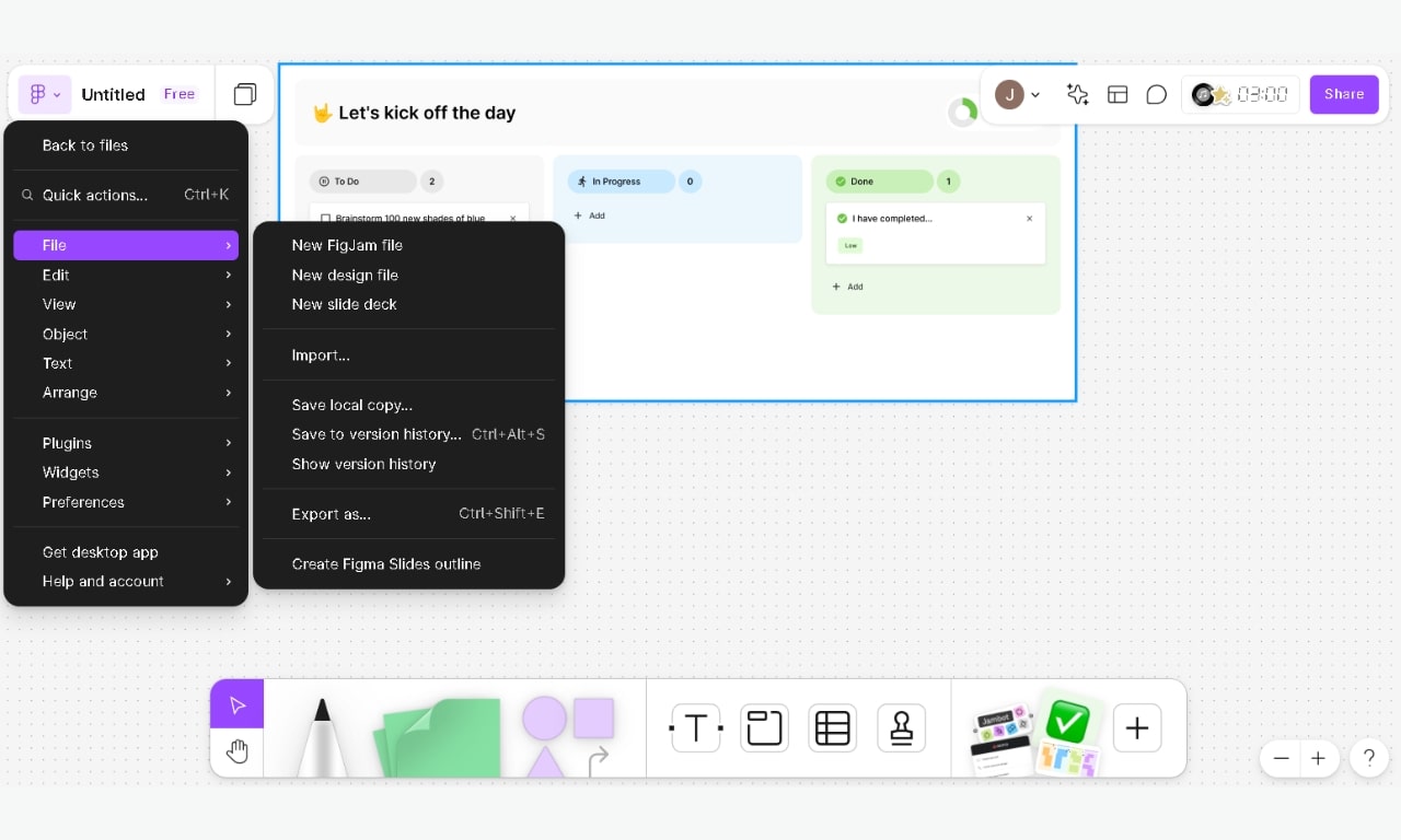 downloading and sharing your kanban board