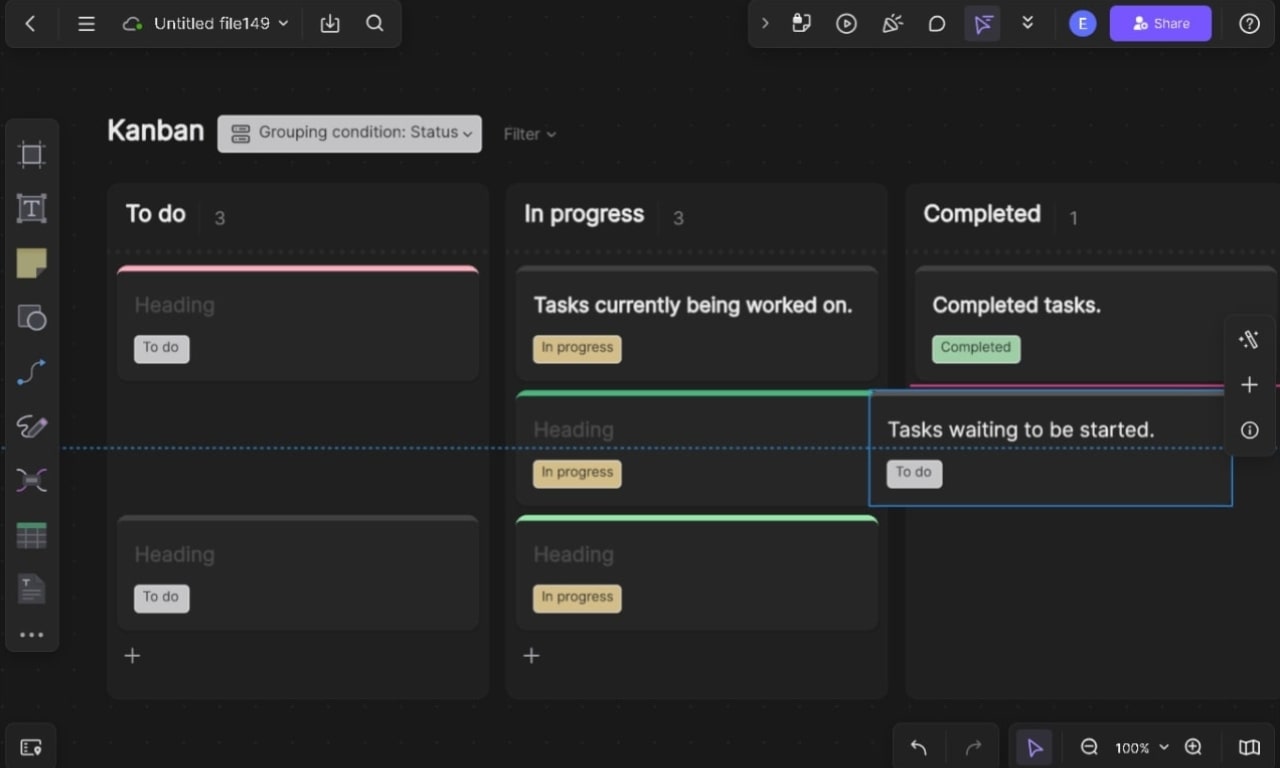 replacing task cards