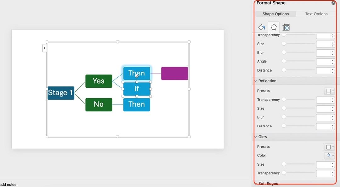 shape format shape options