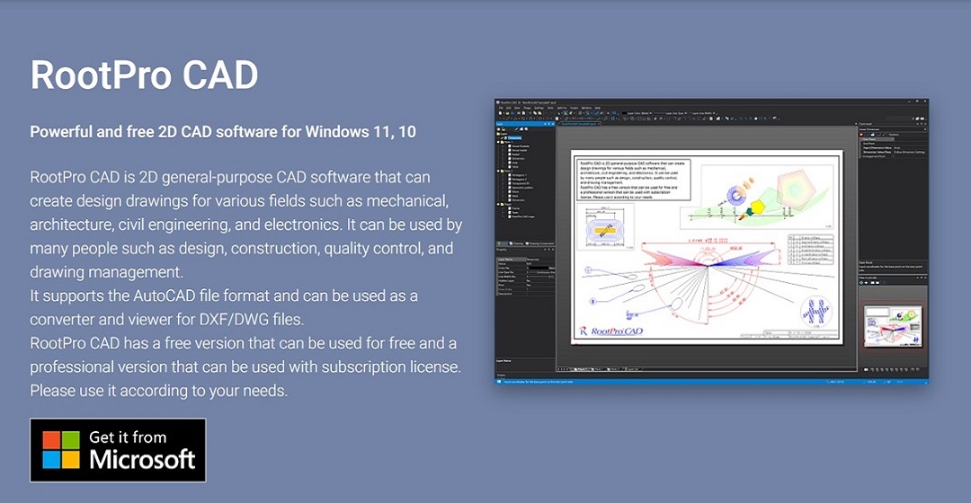 rootprocad website interface