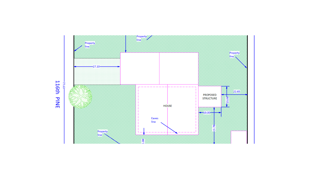 example of site plan drawing