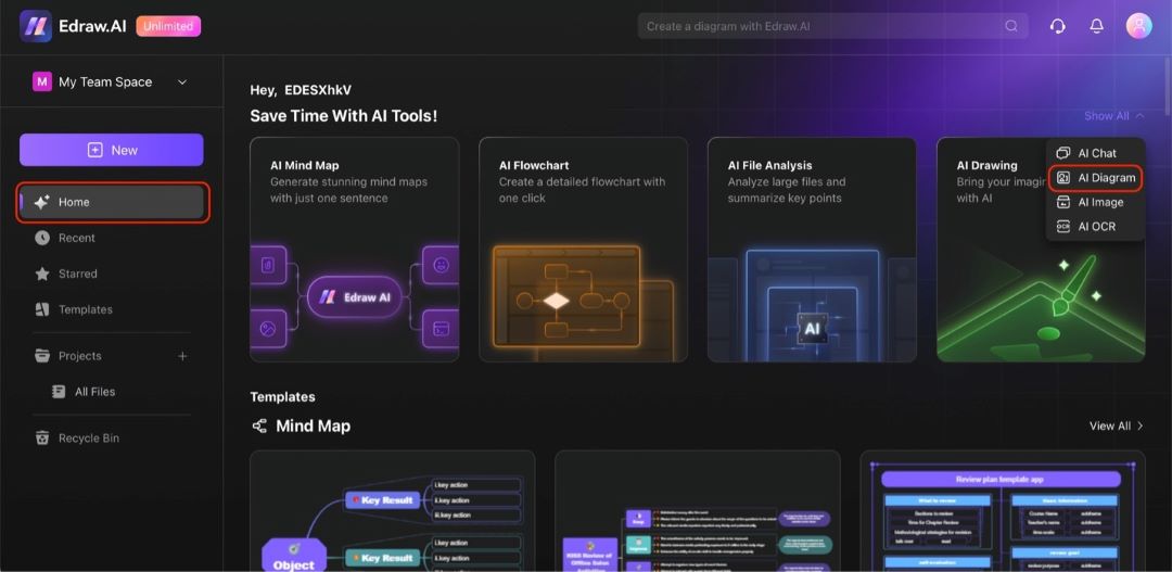 edraw ai home ai diagram