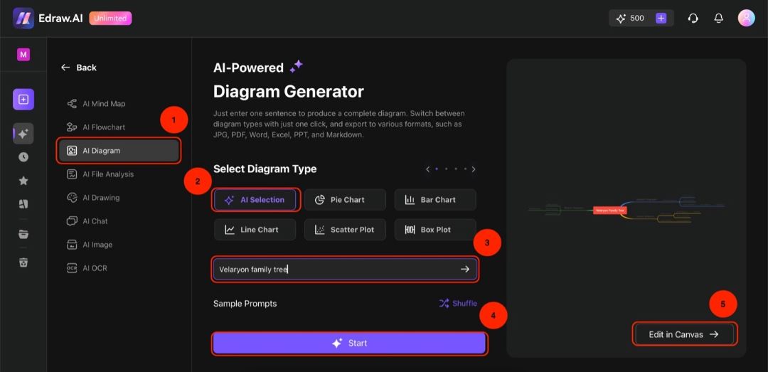 edraw ai diagram generator