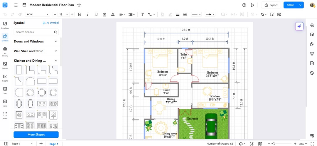 edrawmax floor plan creator