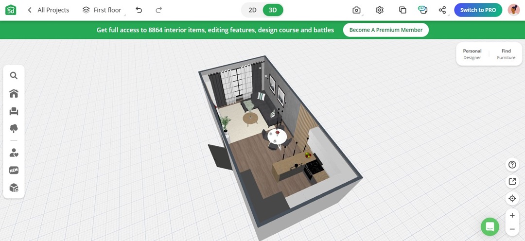 planner 5d floor plan 3d view