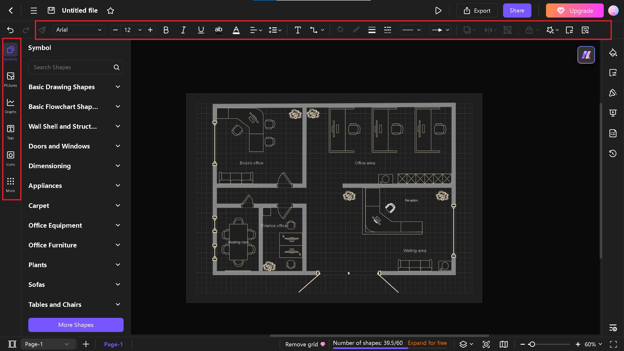 customize template on Edraw.AI