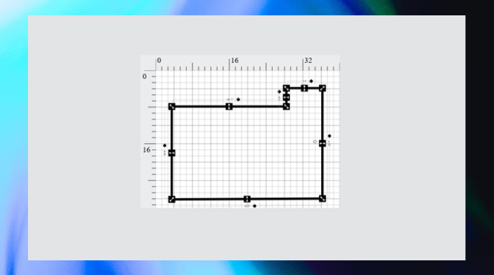 wall segment on Smartdraw 