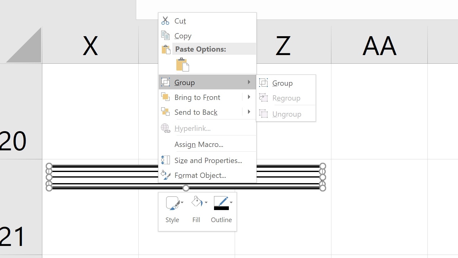 add windows in Excel