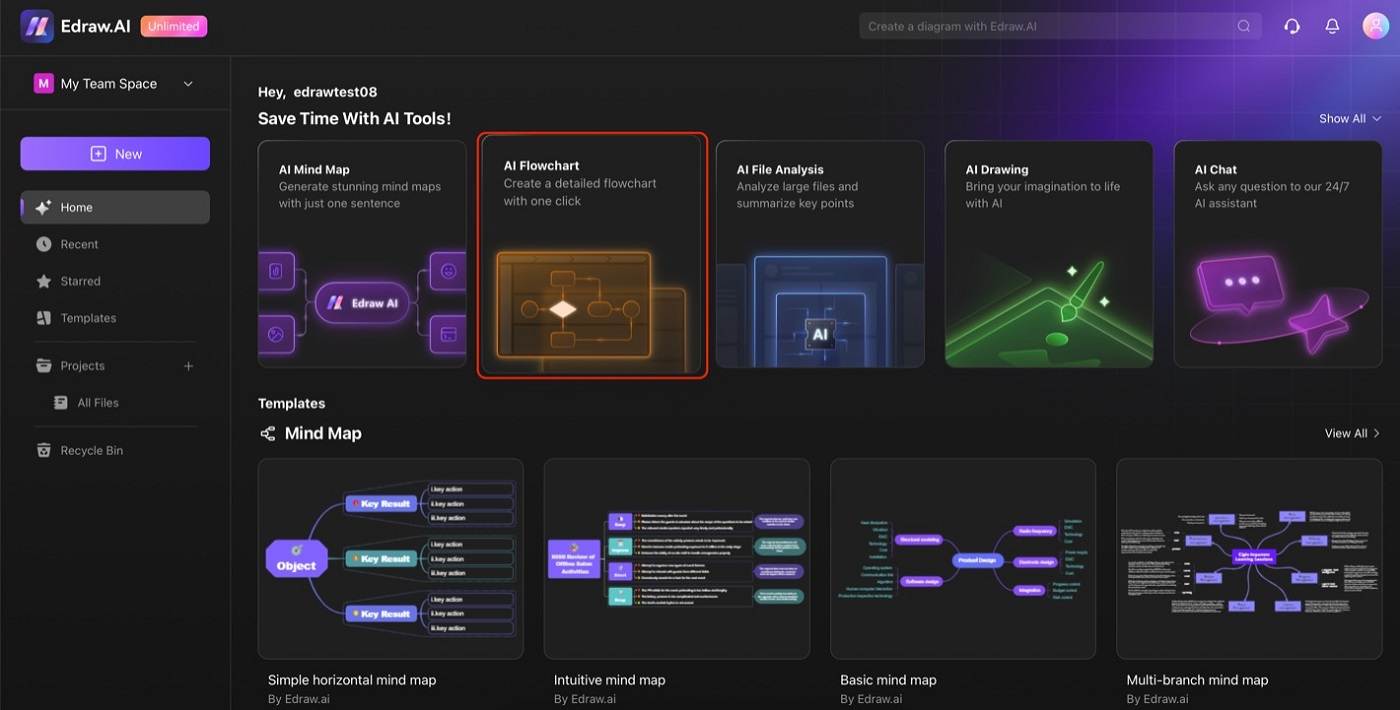 edraw ai homepage