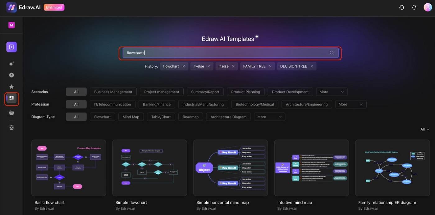 edrawai templates page