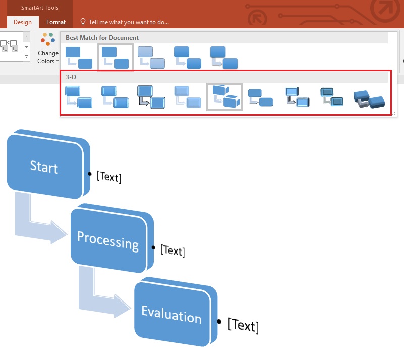 convert-a-flowchart-into-a-3d-style