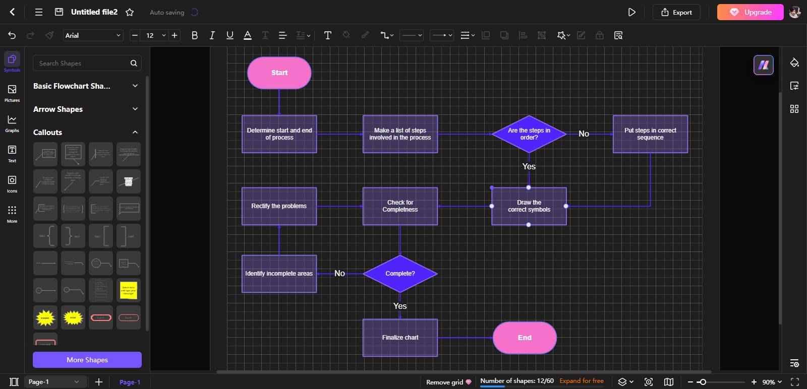 edit-the-flowchart-template