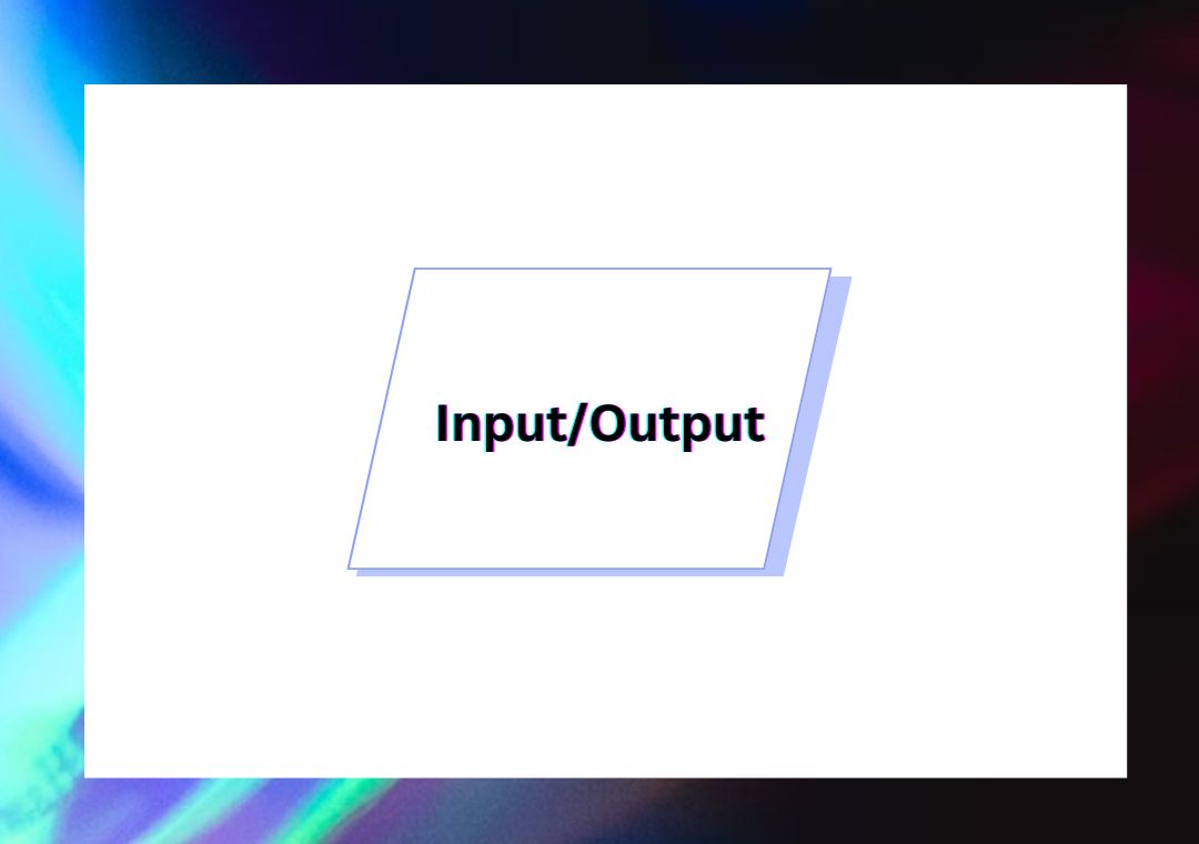 input/output symbol for flowchart