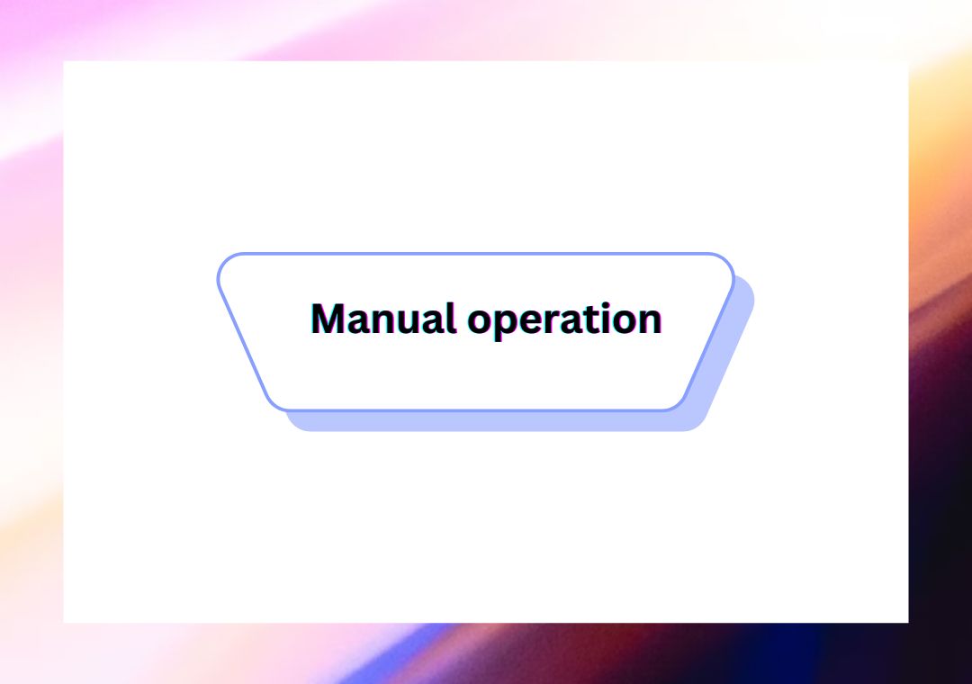 manual operation symbol