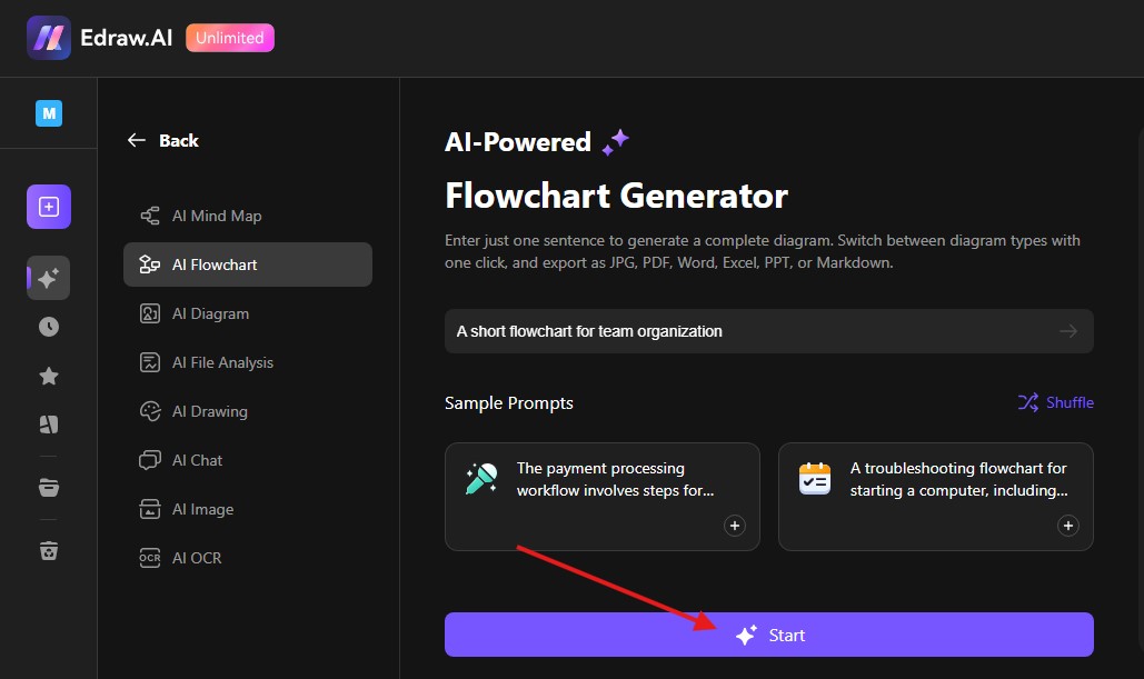 generate flowchart