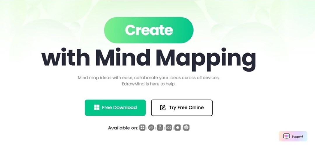 edrawmind decision tree diagram website interface