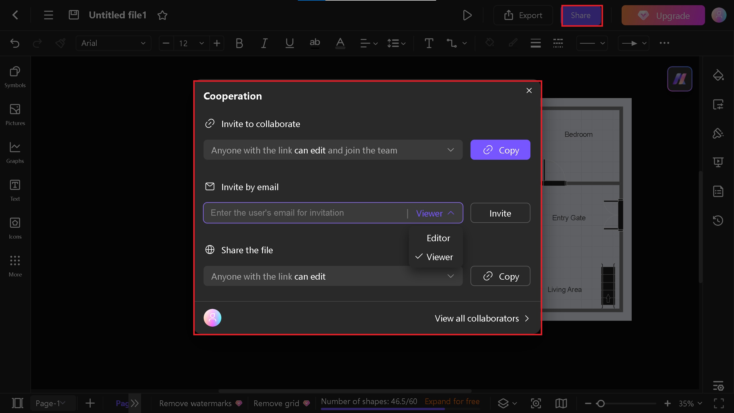 share option on Edraw.AI