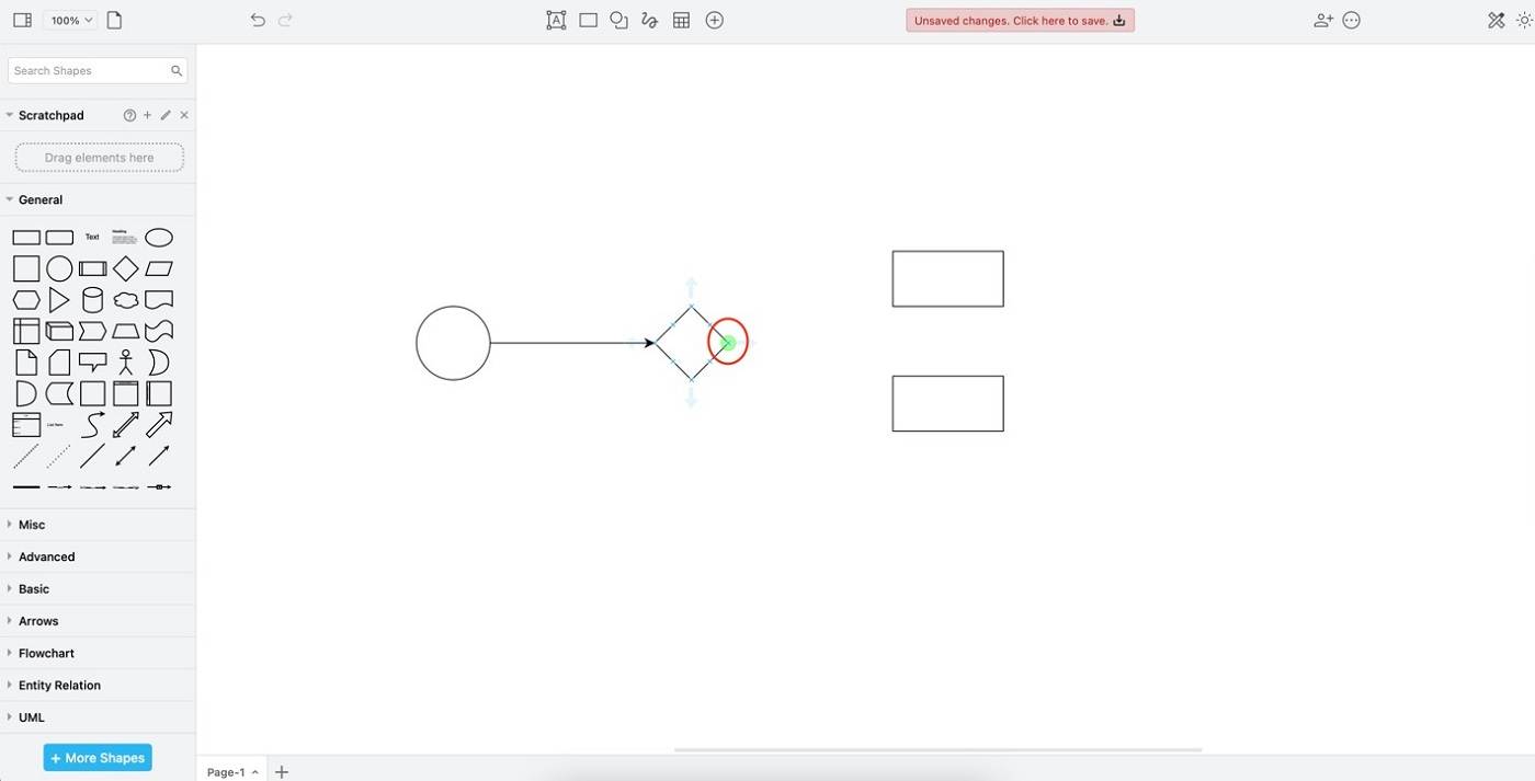 draw io add lines