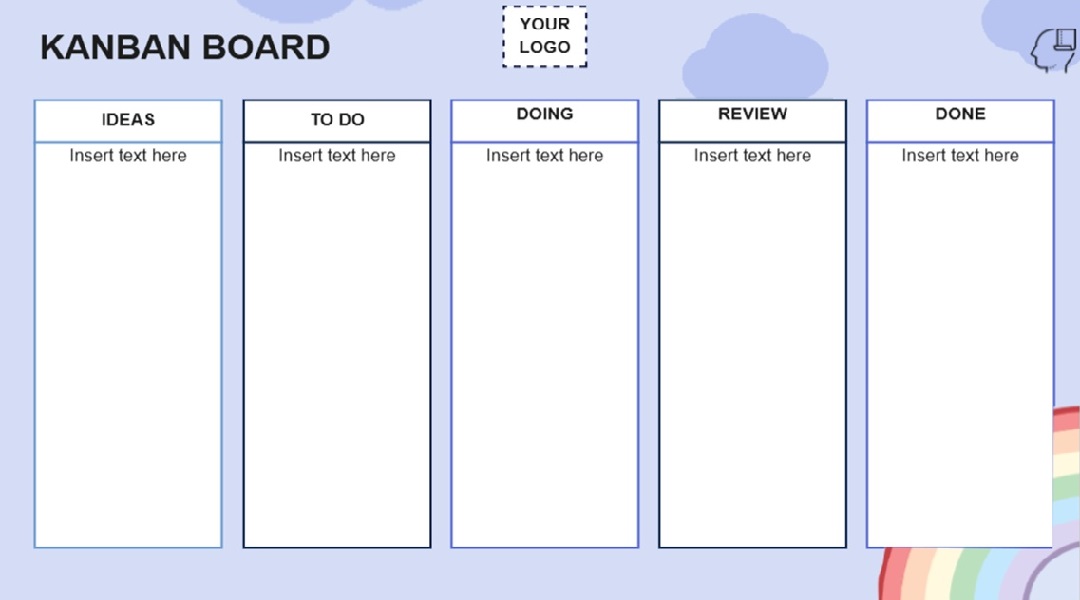 students kanban board example