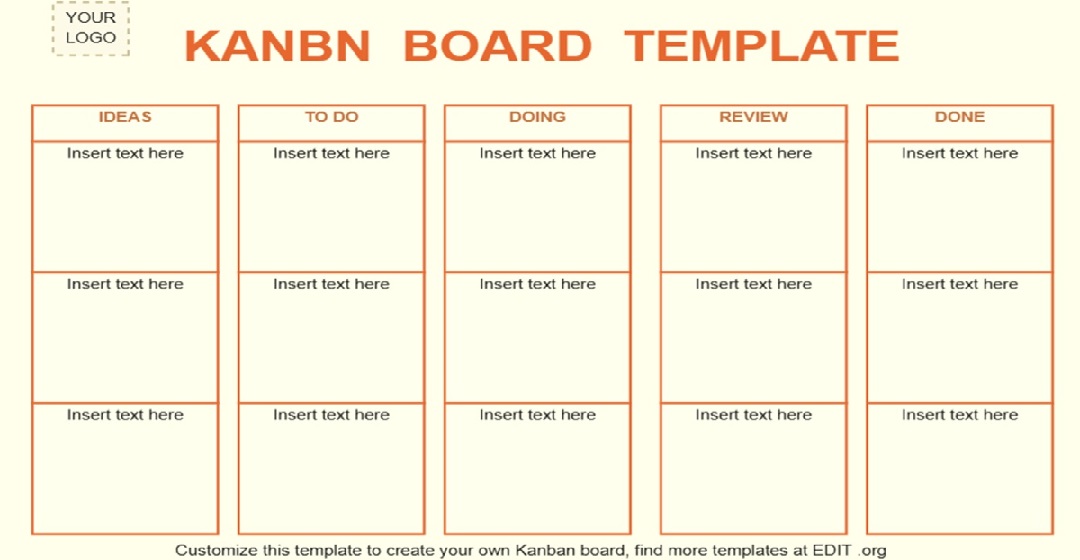 kanban board you can print