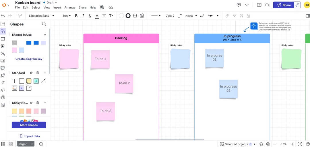 adding kanban details