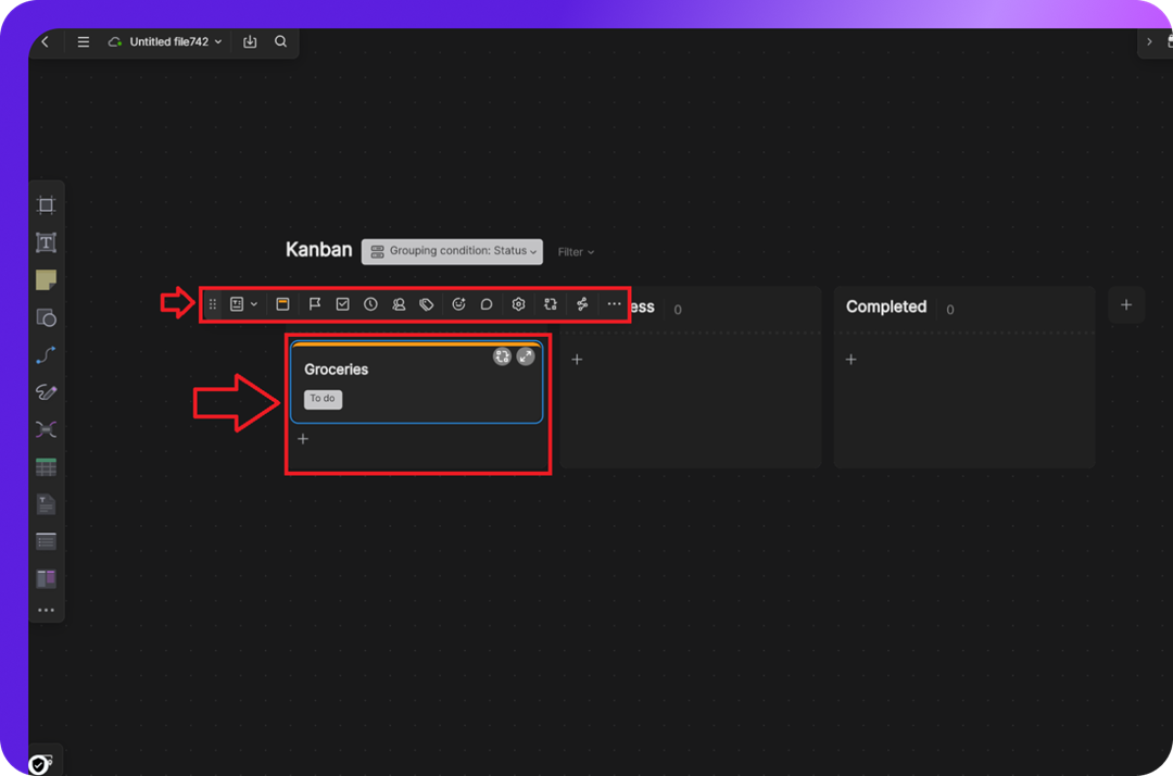 edit tasks in kanban