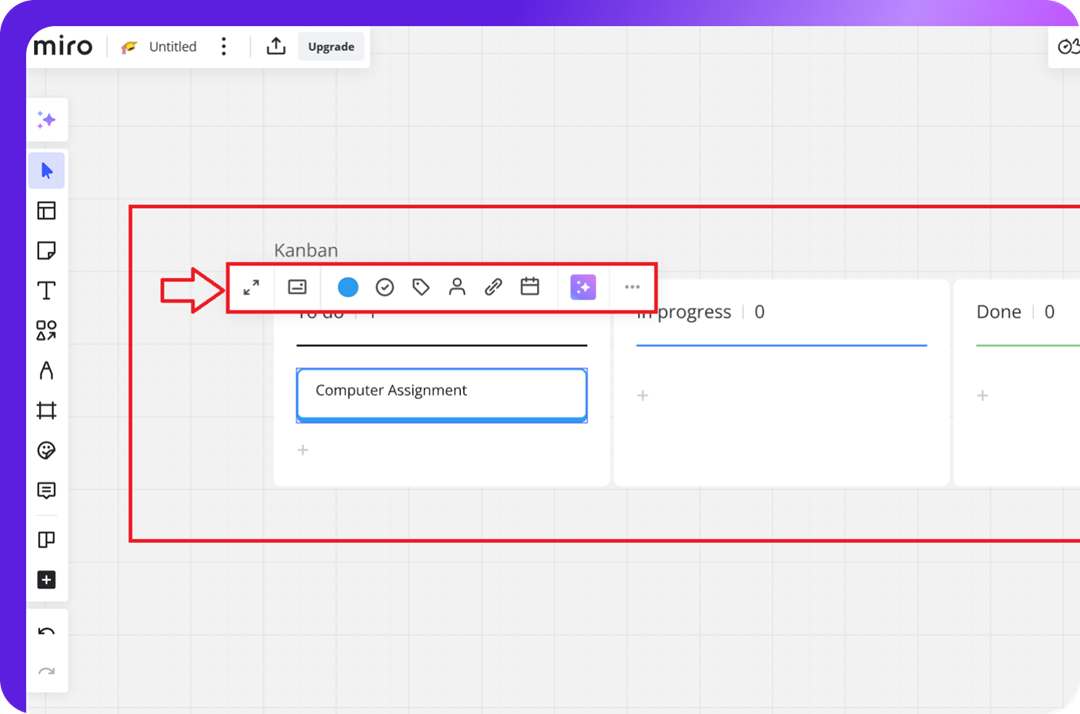 edit kanban board