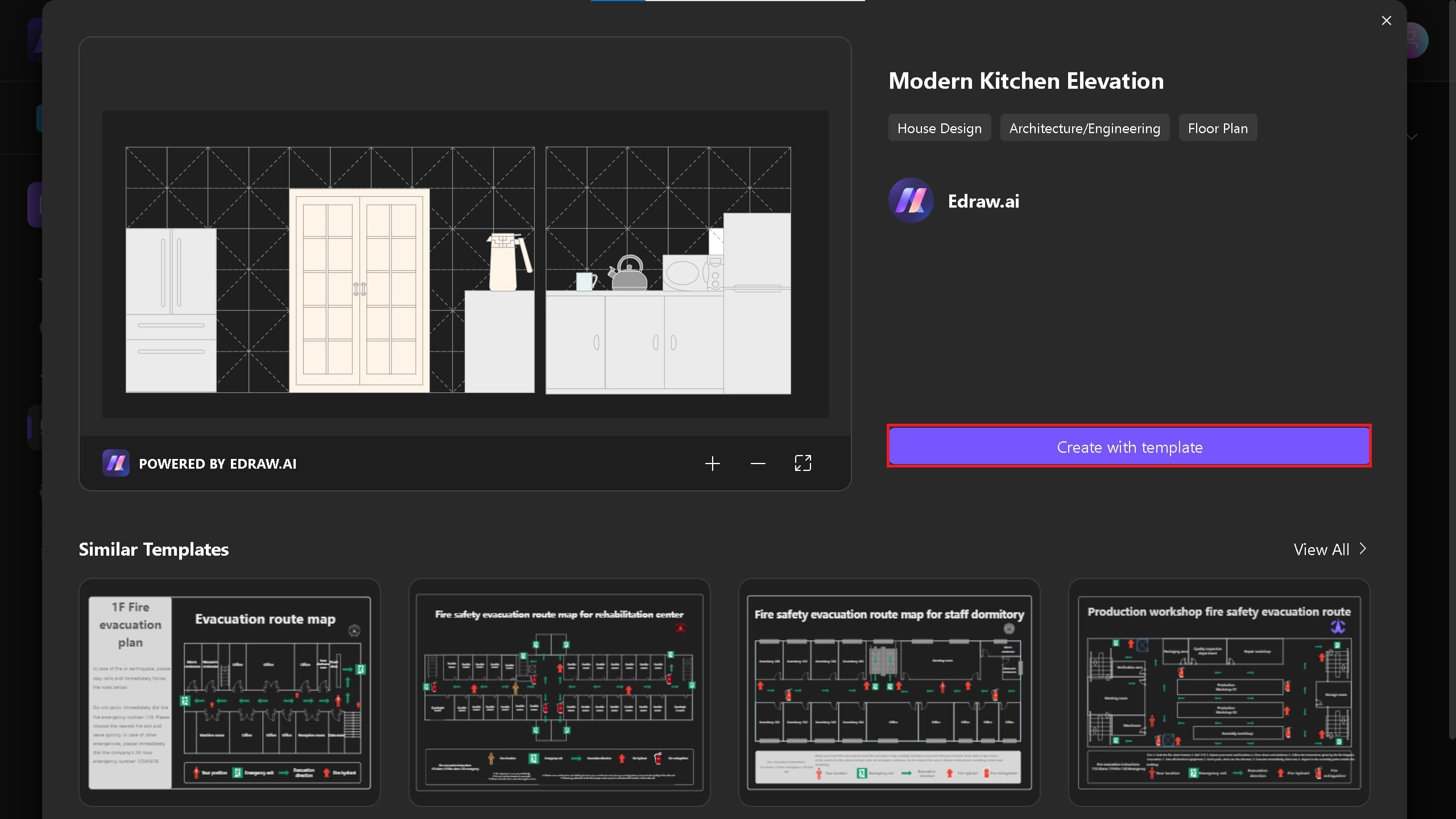 create a template on Edraw.AI
