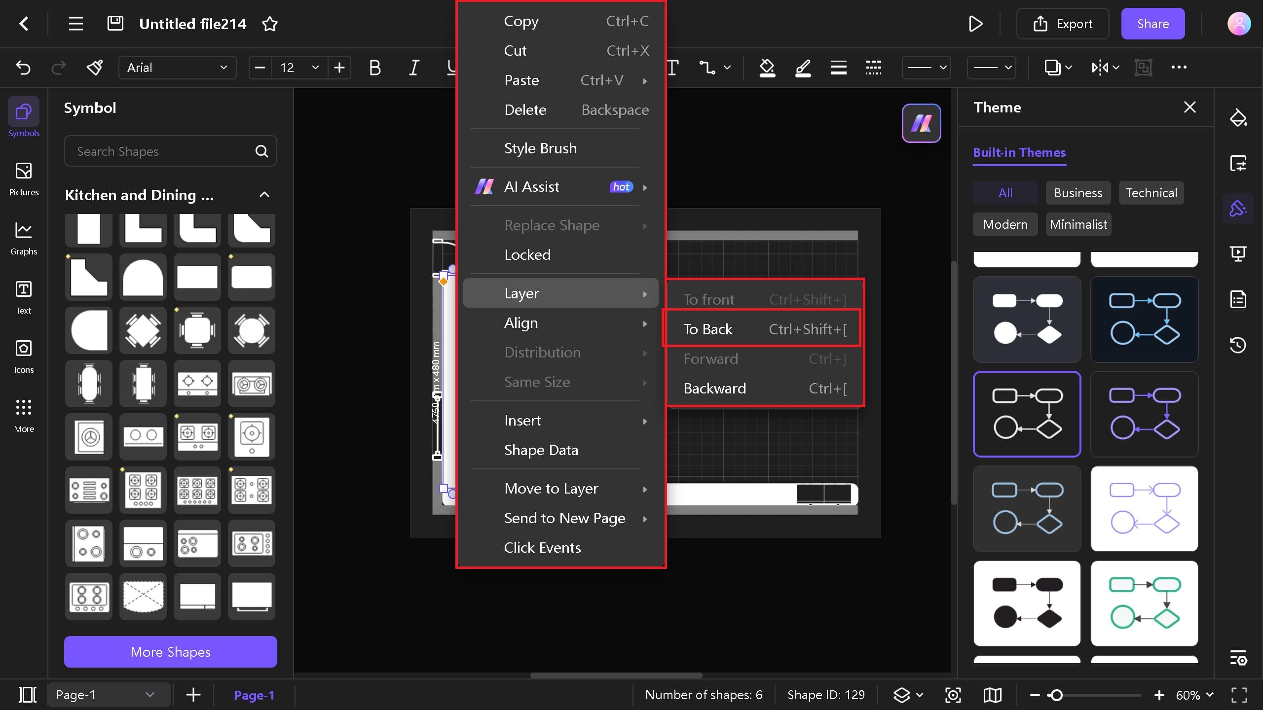 setting on Edraw.AI