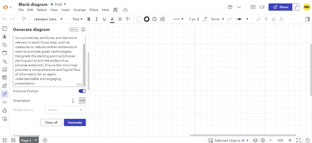 ai mind map maker settings