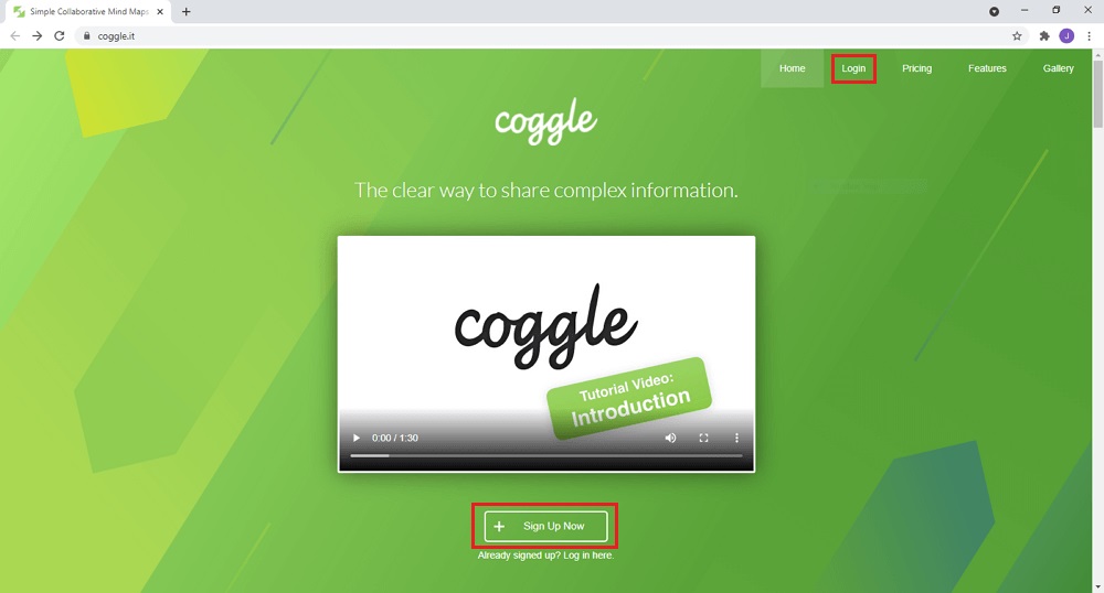 make a mind map with coggle