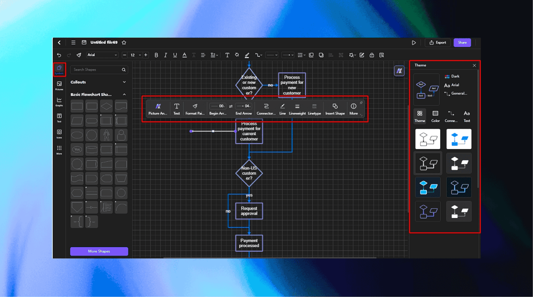 ai flowchart generator edrawai