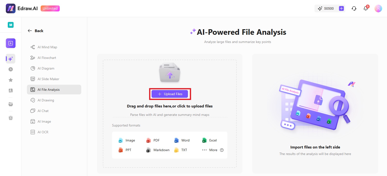 import your markdown file