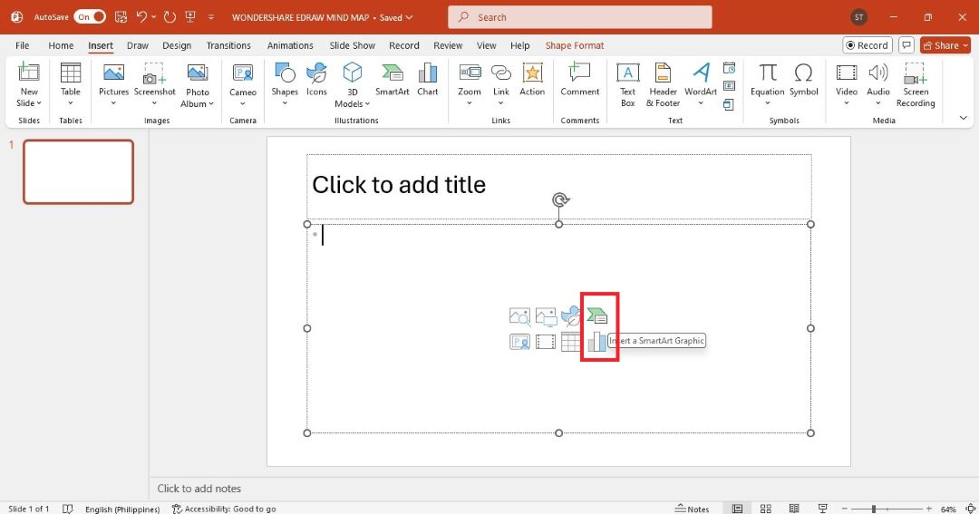 powerpoint title and content slide layout