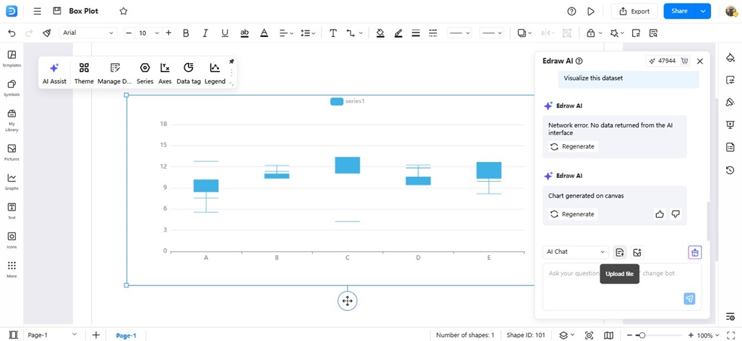 edrawmax free online box plot generator