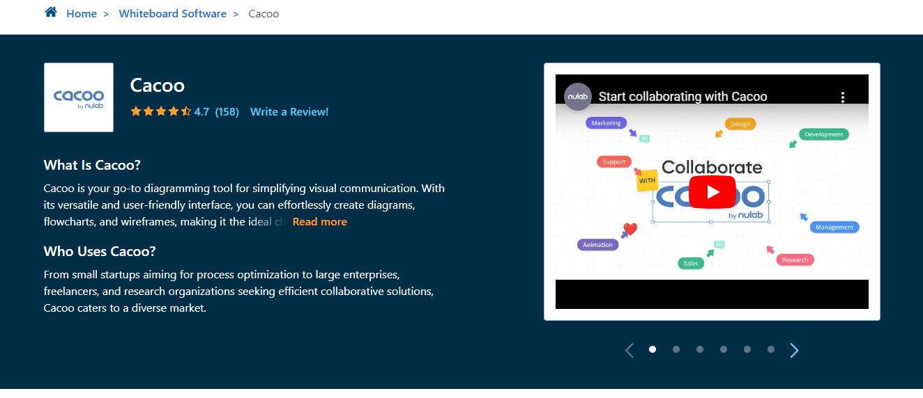 caccoo to create real-time er diagrams