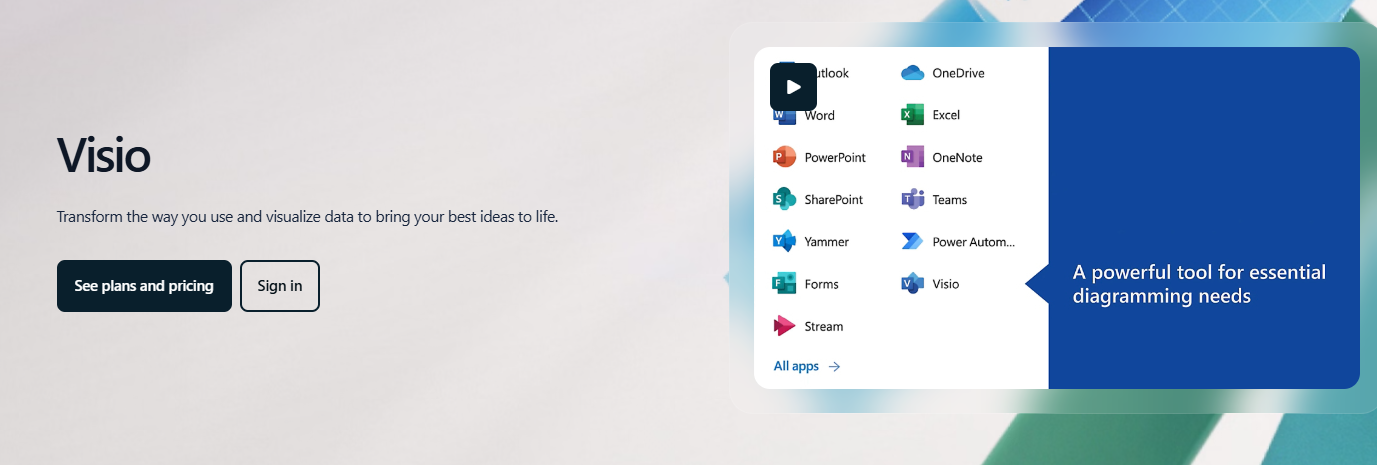 microsoft visio to make er diagrams