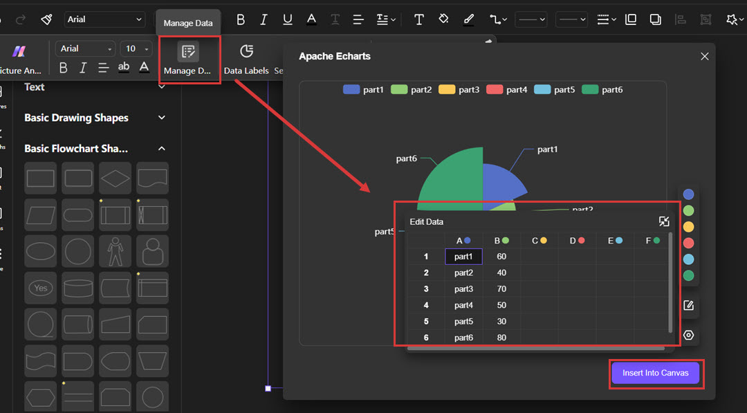 Update shape effects