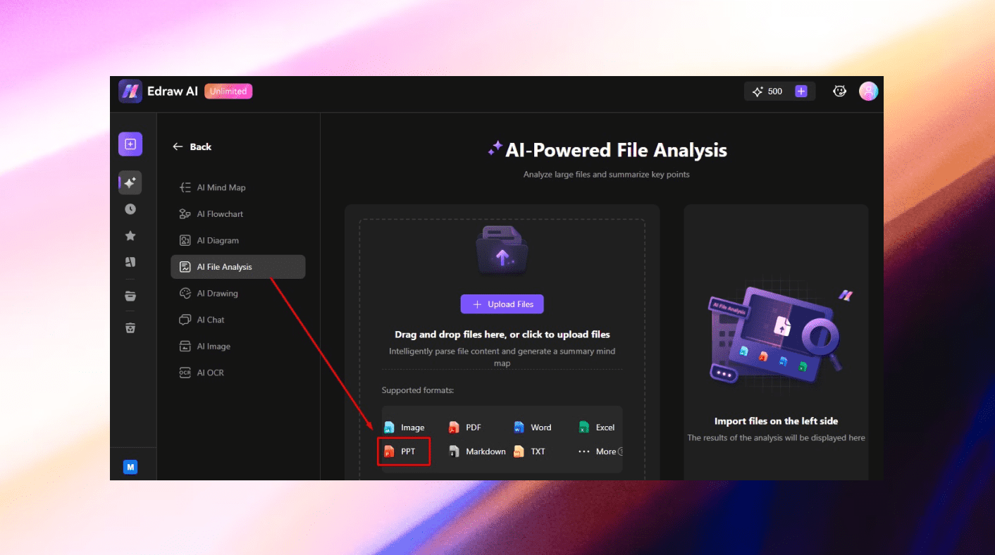 edraw ai ppt analysis  