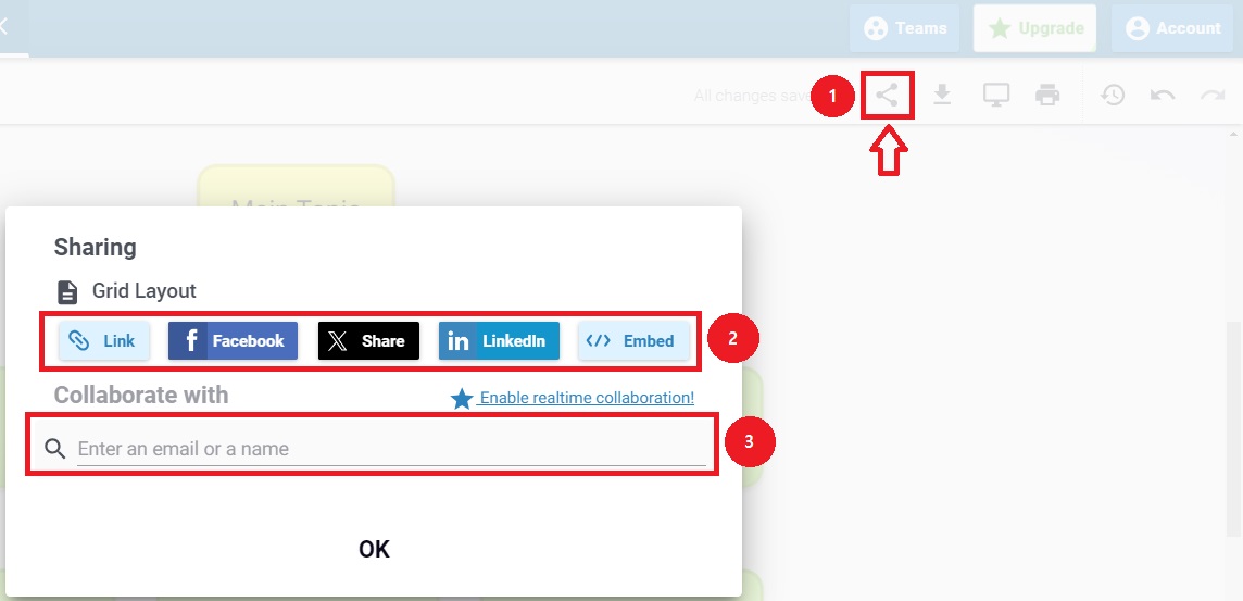 share a mind map and collaborate